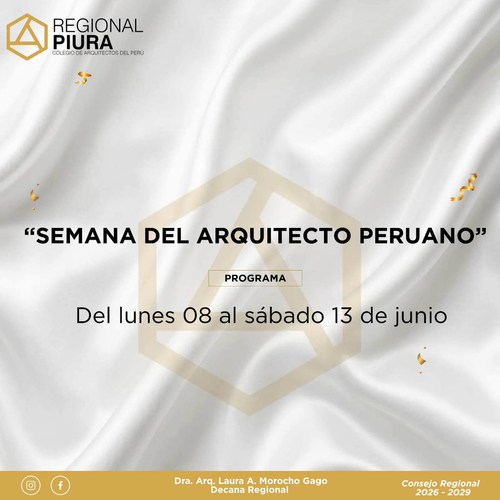 SEMANA DEL ARQUITECTO 2026