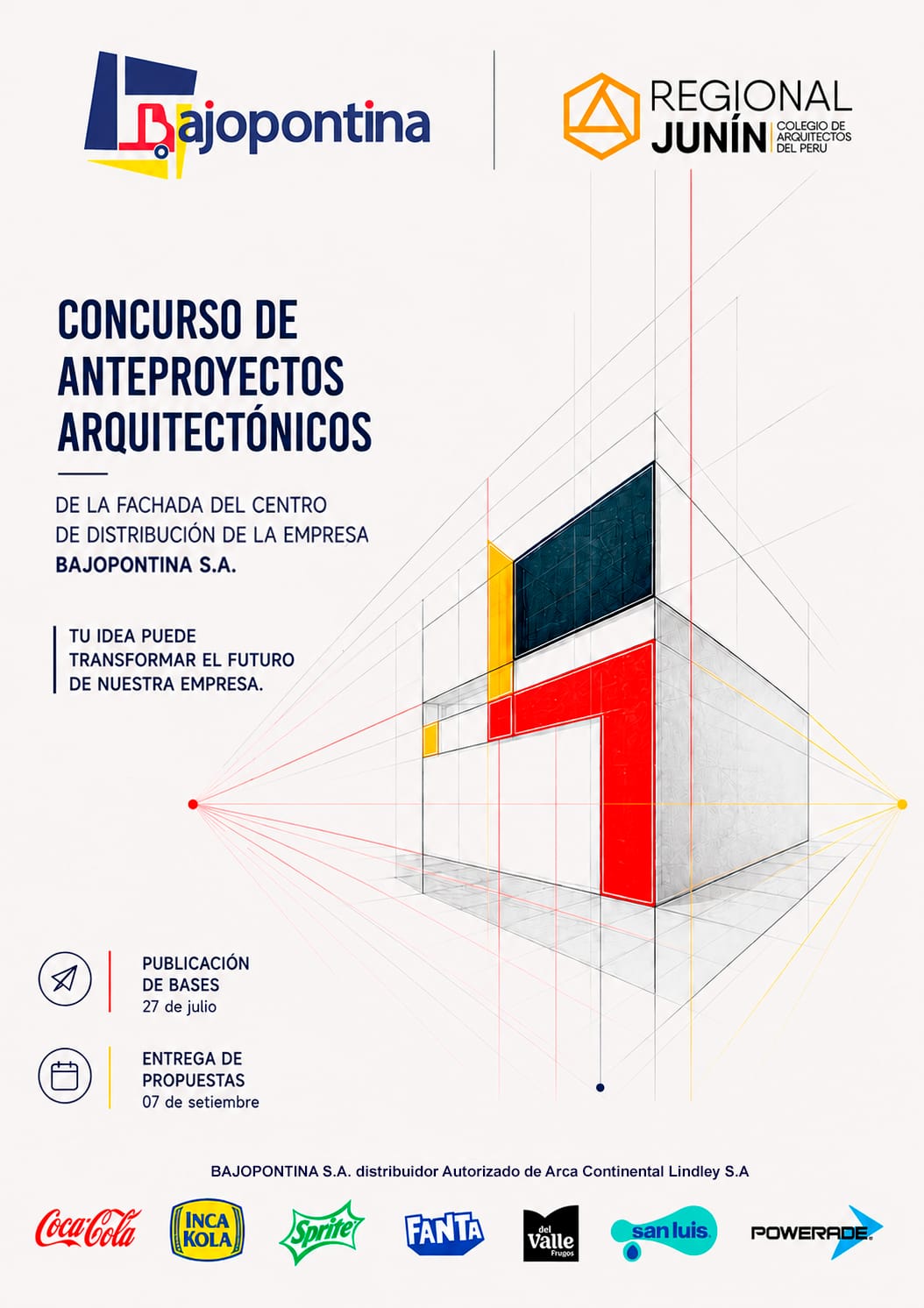 Invitación | Concurso Nacional de Anteproyectos Arquitectónicos – BAJOPONTINA S.A.