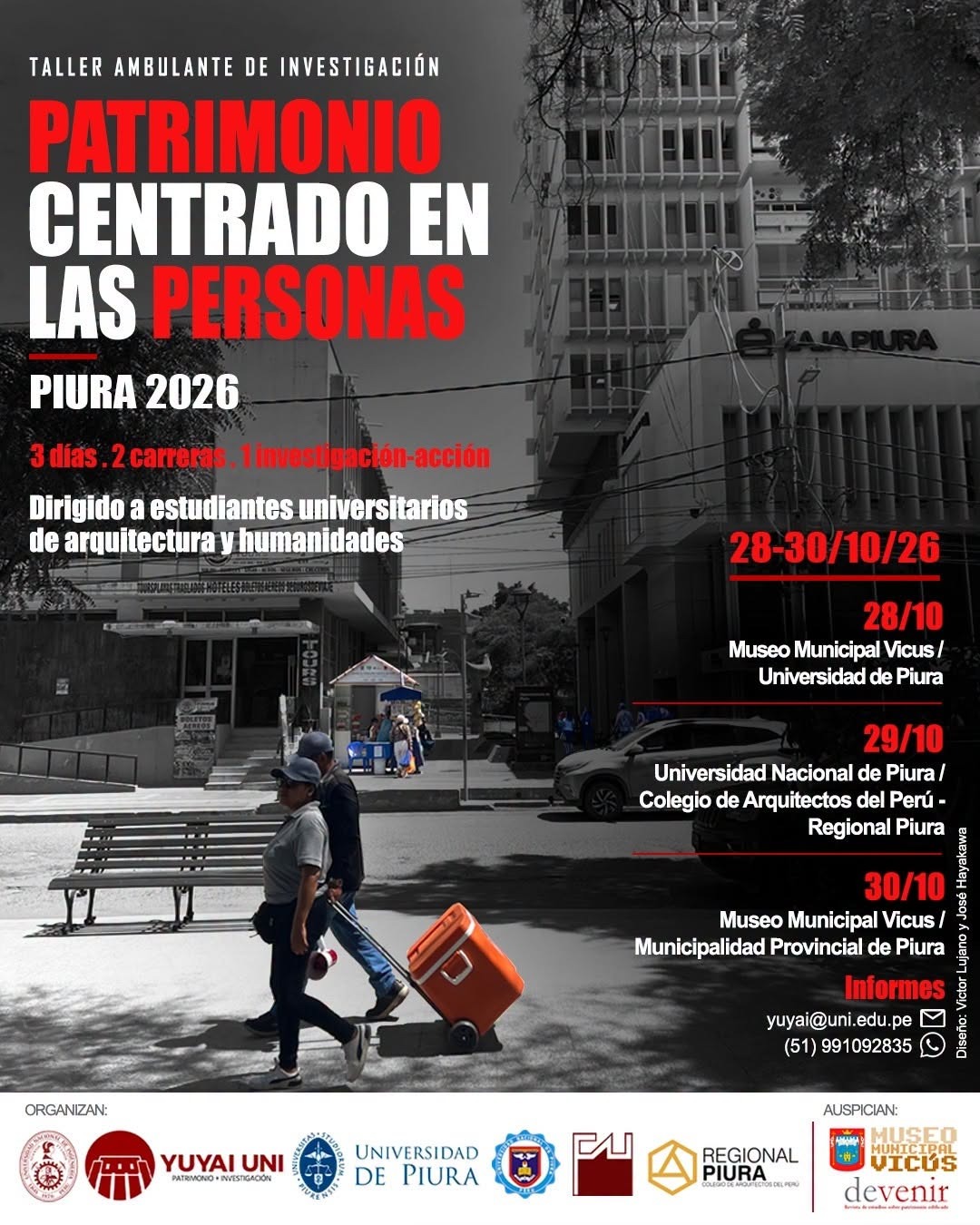 Taller Ambulante de Investigación: “Patrimonio centrado en las personas” – Piura 2026